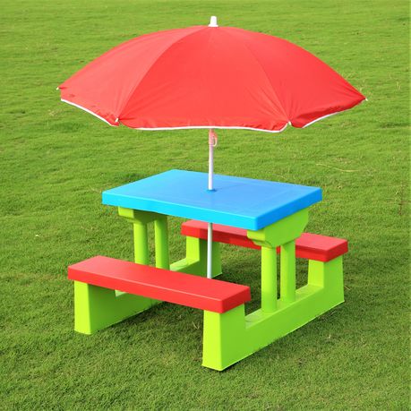 childrens picnic table and chairs