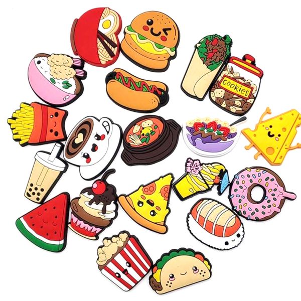 Its all Foods - 20 Pieces Shoe Charms