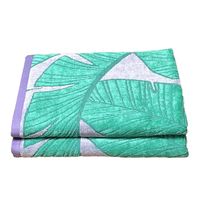Velour 2 Pack Bath Sheet Cotton 85 x 180cm - Green