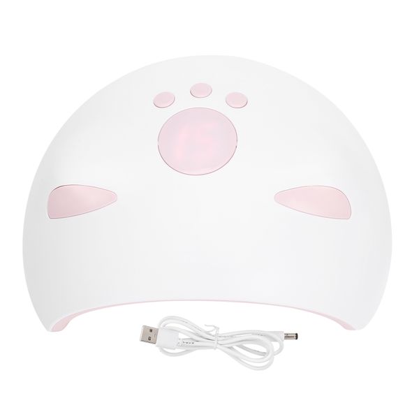 60WIntelligent Nail Curing Machine Cute Timing LED UV Gel Polish Dryer Lamp