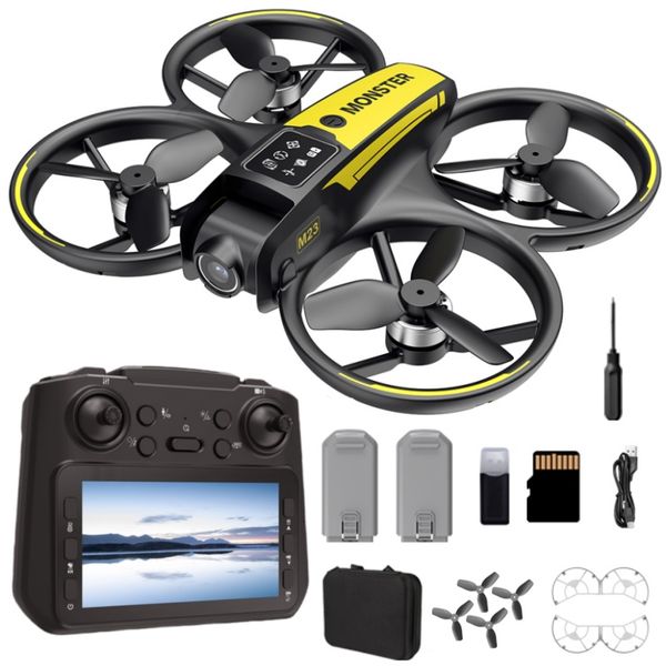 Mini Obstacle Avoidance Drone - 4K Dual Camera, 4.5'' Screen Remote