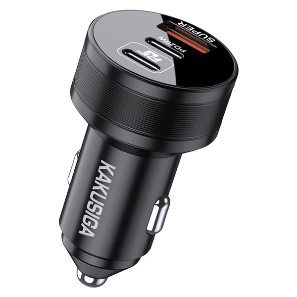 Dual PD+QC3.0 SUPER FAST USB AND TYPE-C CAR CHARGER
