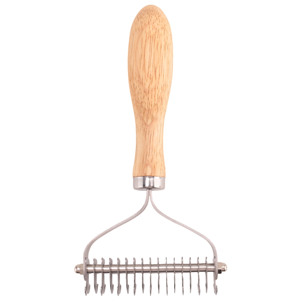 Pet Grooming Brush 2 Sided Undercoat Rake for Dogs &amp; Cats Safe