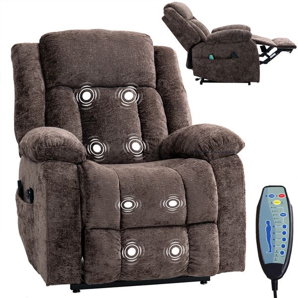 Power Lift Sofa Bed Timed Massage Heating Recliner Chair Sleeper Chair