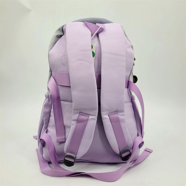 Soft Oxford Cloth High-End Quality Lightweight Backpack Light Pink Color