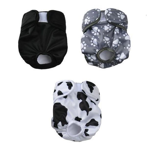 3 Pcs Female Dog Diapers Adjustable Soft Pet Physiological Pants Washable