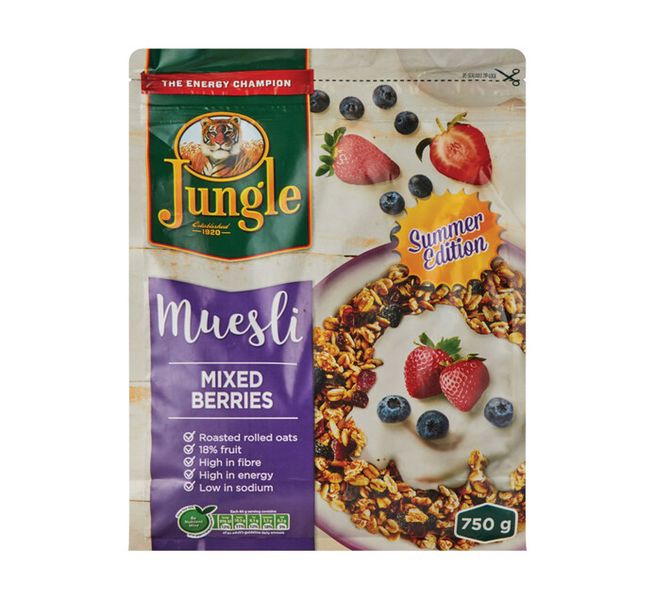 Jungle Mixed Berries Muesli 750g