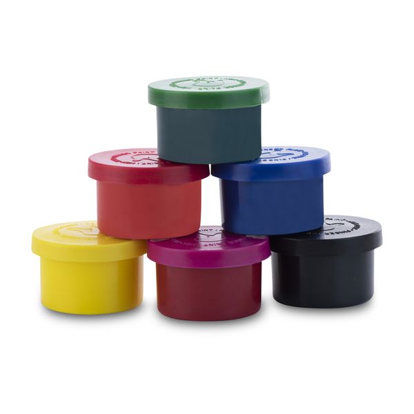 Khoki - Art &amp; Craft -Paint Set -Finger Paint -Water Based -30ml - 6 Colours