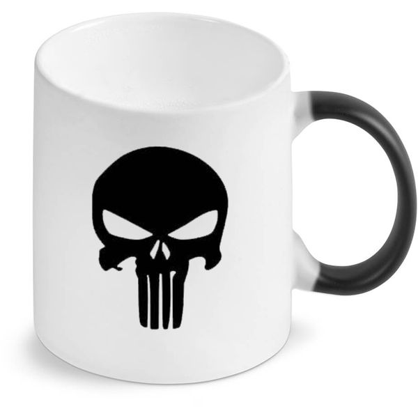 The Punisher Birthday Christmas Magic Colour Changing Gift Mug