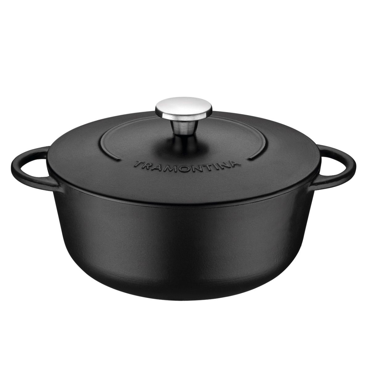 Tramontina 28cm 6ltr Cast Iron Casserole with NonStick Coating Shop