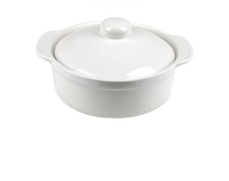 Round Ceramic Oven Dish with Lid