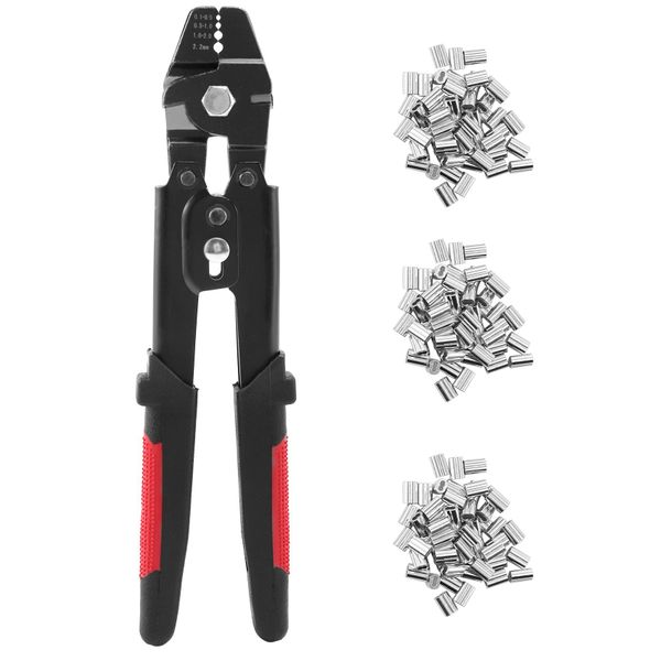 Wire Rope Crimping Tool Crimpers Fishing Plier Compatible with None