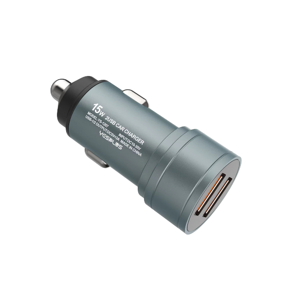 YesPlus - YS-1207 - Dual USB Fast Charging Car Adapter
