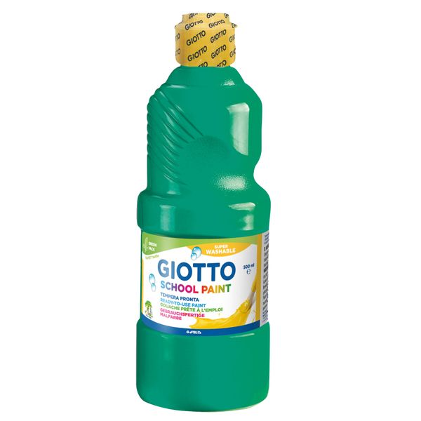 Giotto School Paint 500ml - Green