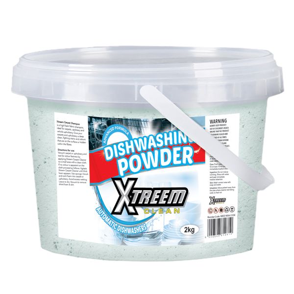 Xtreem Clean Dishwashing Powder - For Automatic Dishwasher - 2kg