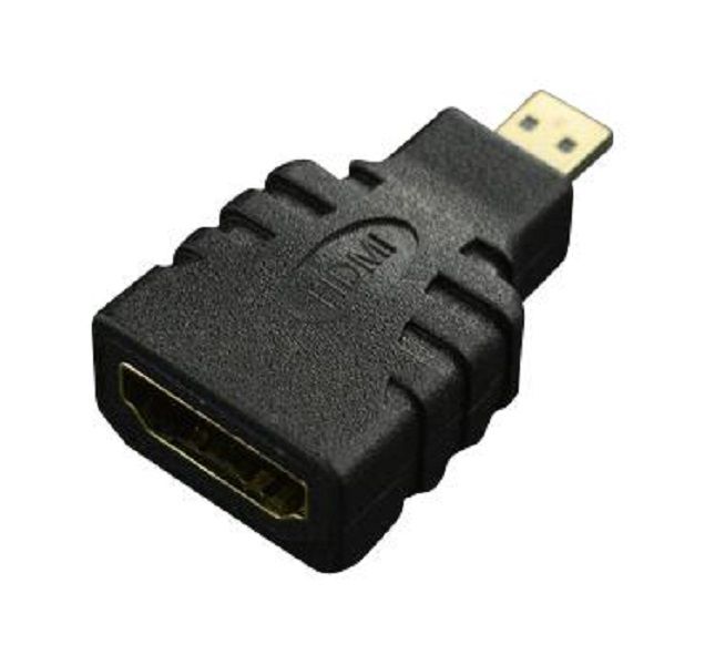 DFRobot (FIT0664) Micro HDMI Plug, HDMI Receptacle, Black, PVC,