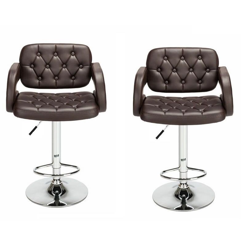 Bar Stools with Chrome Base Set of 2 Shop Today. Get it Tomorrow