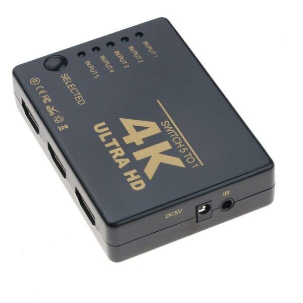 4K Switch HDMI-compatible Switch 1 Input 5 Output HUB- SD