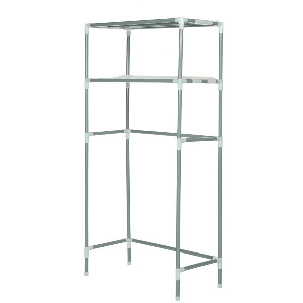 2-Tier Over Toilet Bathroom Storage Organizer Rack