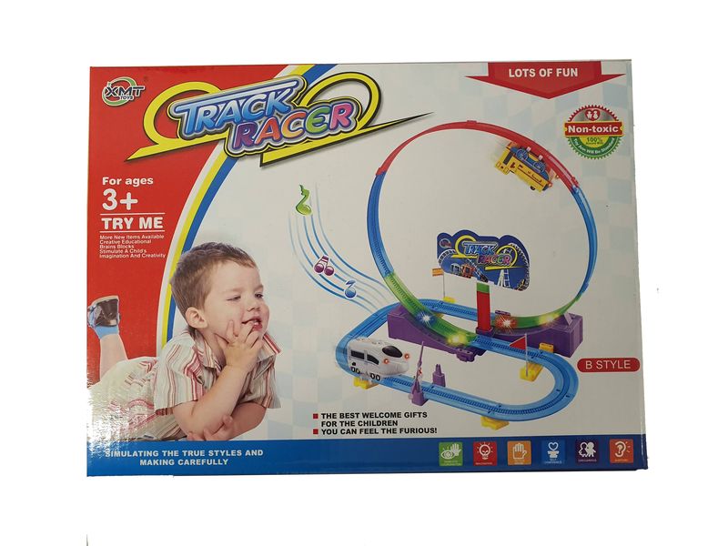 Train Magnetic Track Racer Set
