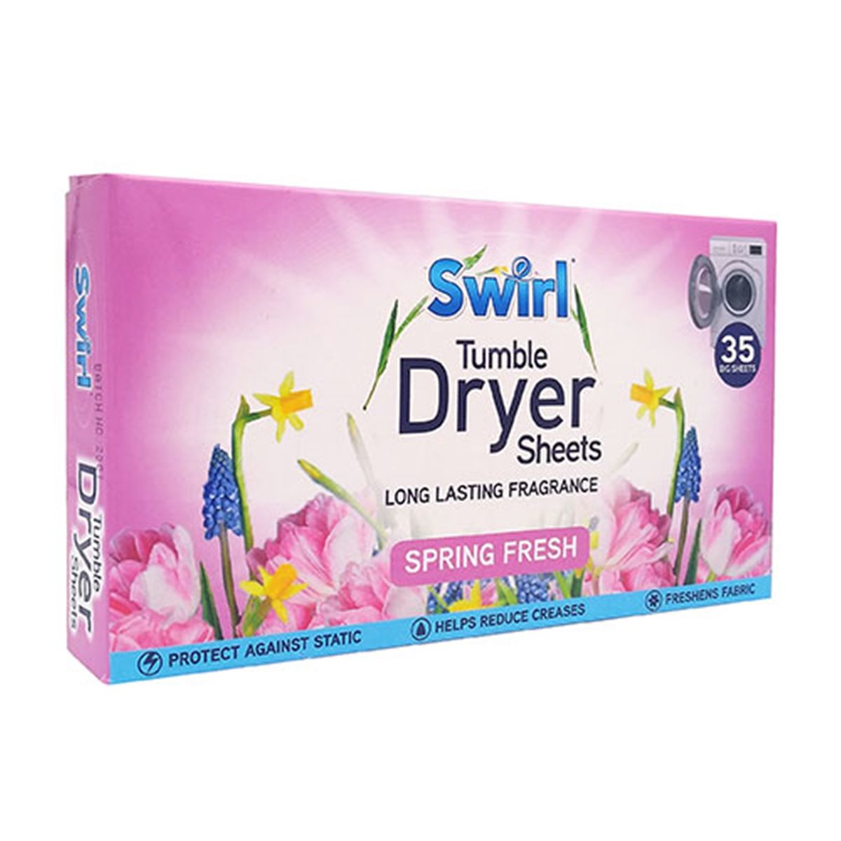 Swirl Tumble Dryer Sheets Spring Fresh Shop Today. Get it Tomorrow