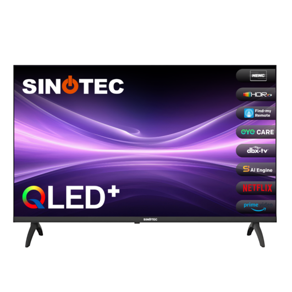 Sinotec 55" STL-55G2Q 4K QLED Google Smart TV with Eye Care