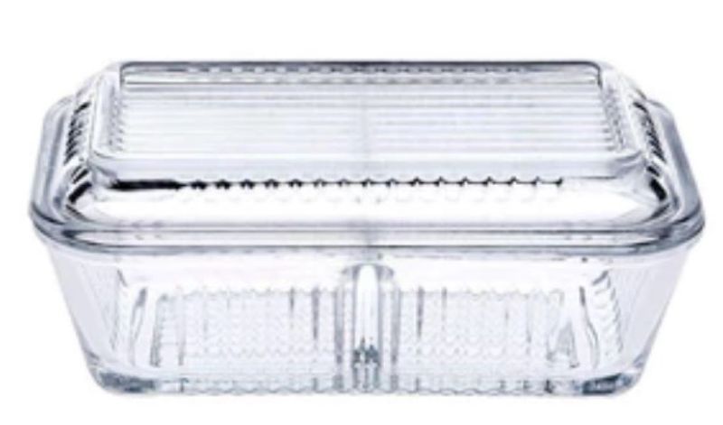 Glass Food Storage Containers- Double Compartment