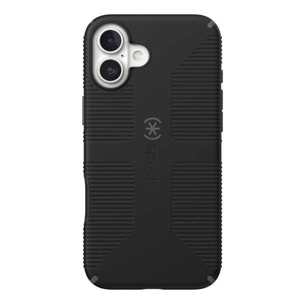 Speck Apple iPhone 16 Plus Candyshell Grip MagSafe Case Cover - Black with Grey