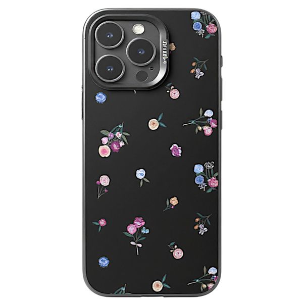 Black Glossy Floral - Phone Case - Compatible with iPhone