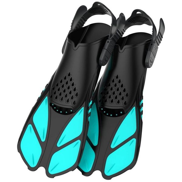 Adjustable Diving Fins, Adult Free Diving Swimming Training Fins
