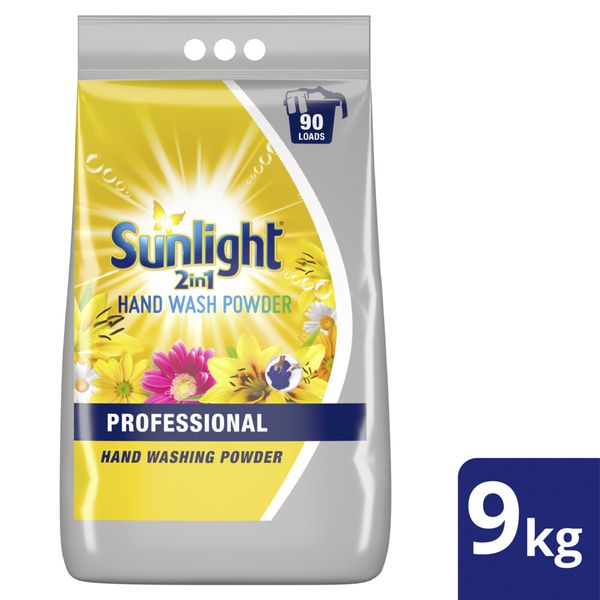 Sunlight Professional Hand Washingl 2-in-1 Powder Regular 9kg