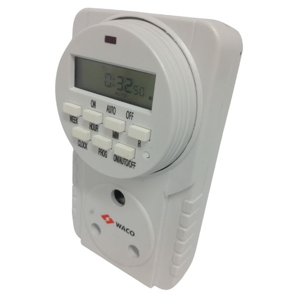 Waco - Digital Timer / Plug-In 24 Hours 7Day Digital Timer