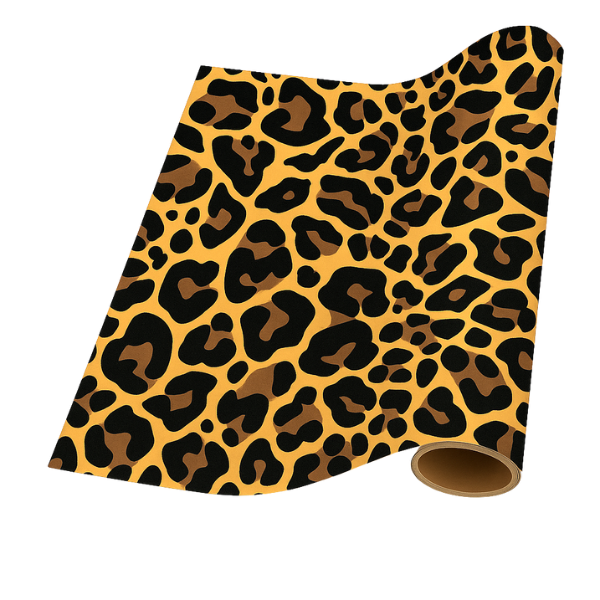 Gift Wrapping Paper 5m Roll - Bold Leopard Prints
