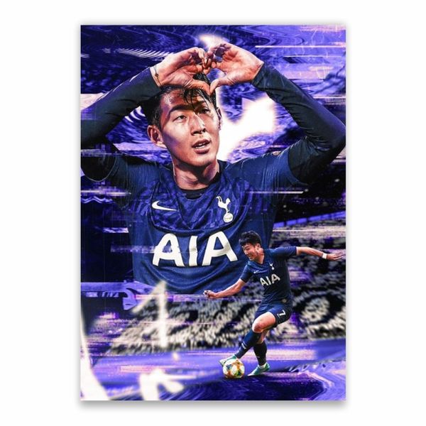 Heung Min Son Purple Poster - A1