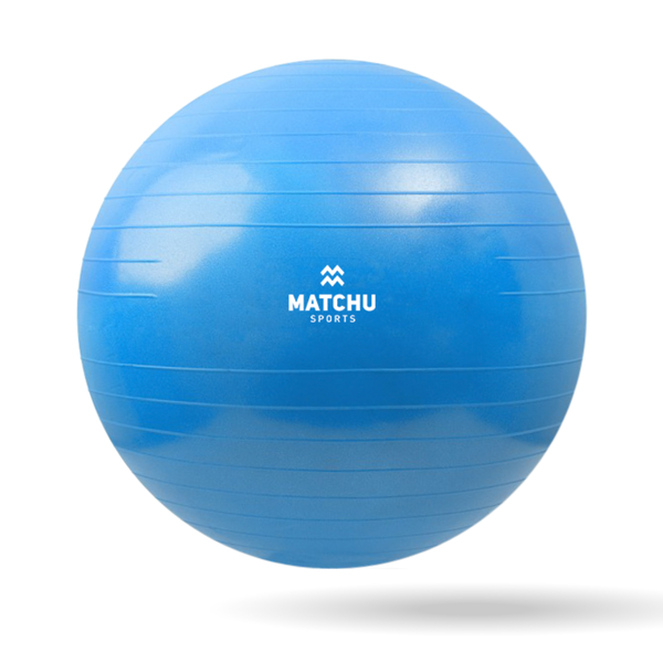 Exercise Ball 75cm - Anti-Burst - Gym Ball - Yoga Ball - Pilates Ball -Blue