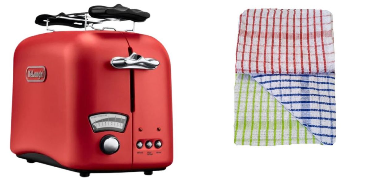 Delonghi red outlet toaster