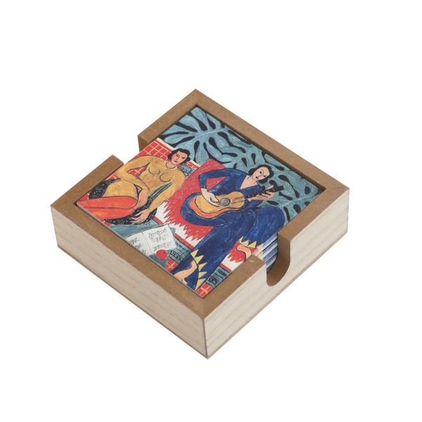 SoGood-Candy - Wooden Box with 6 Coasters - La Musique