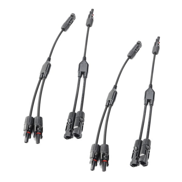 Solar MC4 Y Splitter Pair - 2-Way MC4 (Combo)