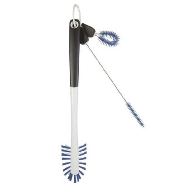 3-in-1 Bottle Brush Long Handle Bottle Cleaner Brush for Water Glasses