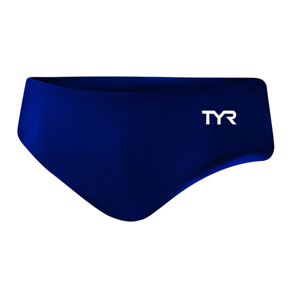 TYR Men's Solid Durafast Elite Racer Bathing Suit - Navy