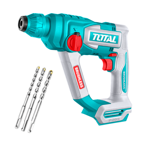 TOTAL Drill Rotary Hammer 18mm 1.8J Li-Ion 20V (Unit Only)