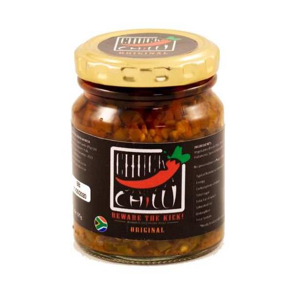 Chuck Chilli chunky chillies - 125 ml - Medium