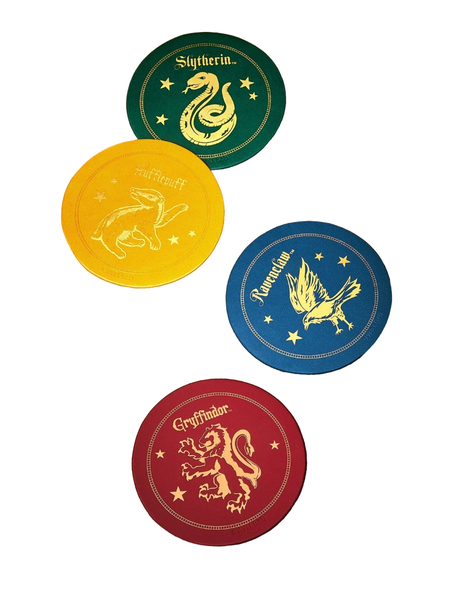 Harry Potter 4 Pack Hogwarts House Coasters