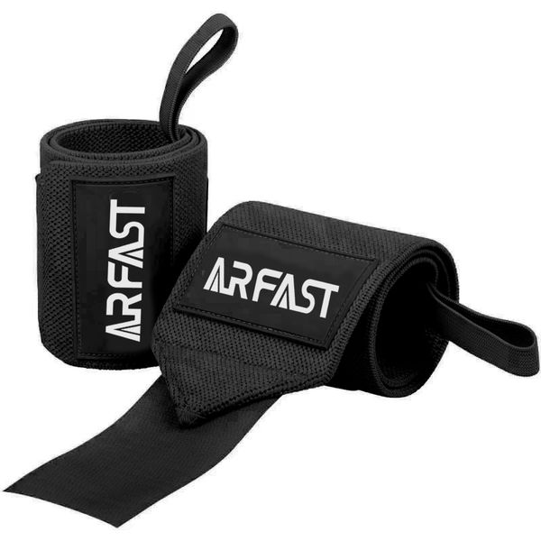 ARFAST - Heavy Duty Wrist Wraps With Thumb Loop For Weight Lifting - 2 Pack