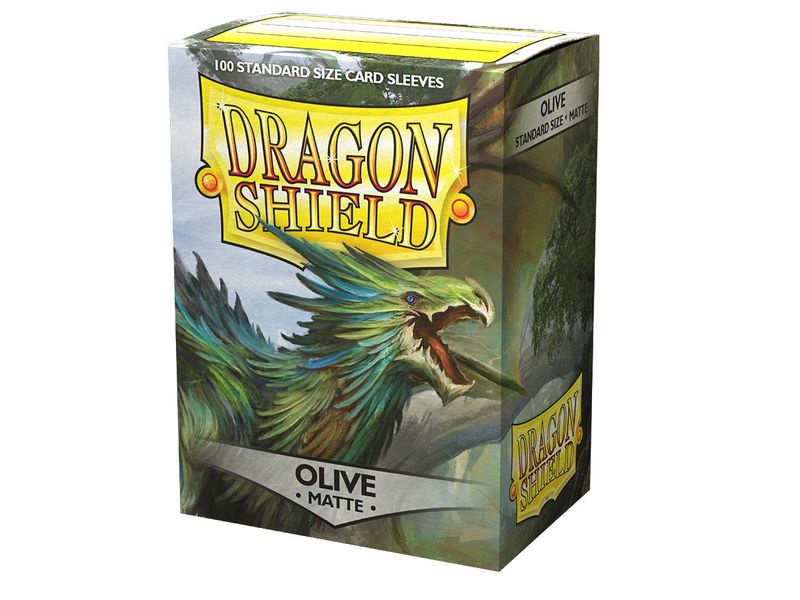 Dragon Shield Olive Matte Sleeves