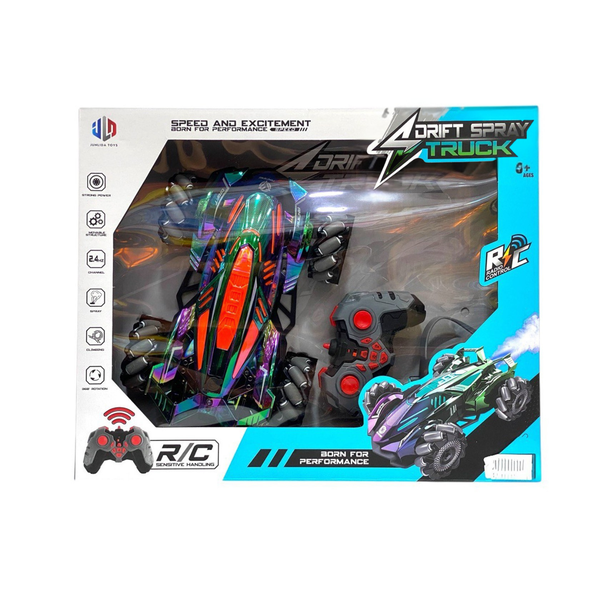 4WD Drift Spray RC Truck - 2.4GHz Remote Control Car