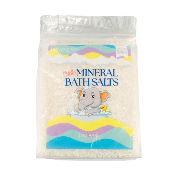 Essentially Young Kids Mineral Bath Salts - Gentle Relaxing Soak 2 Kg