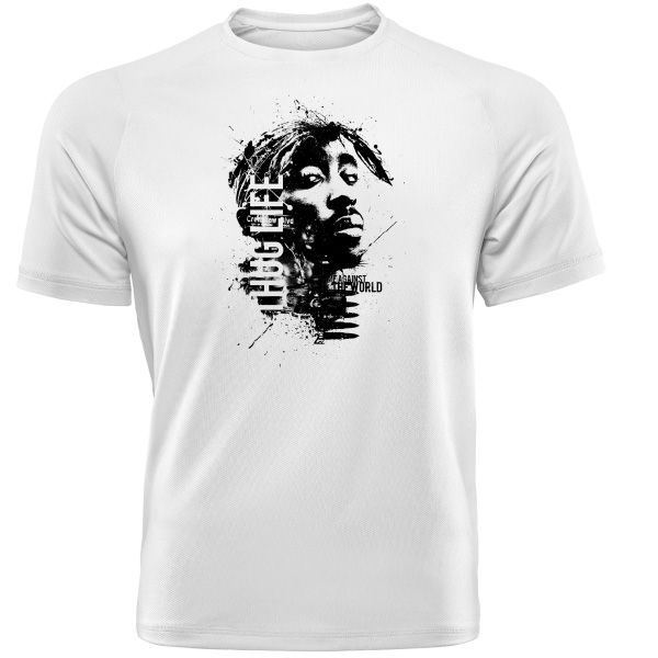 Tupac thug on sale life t shirt