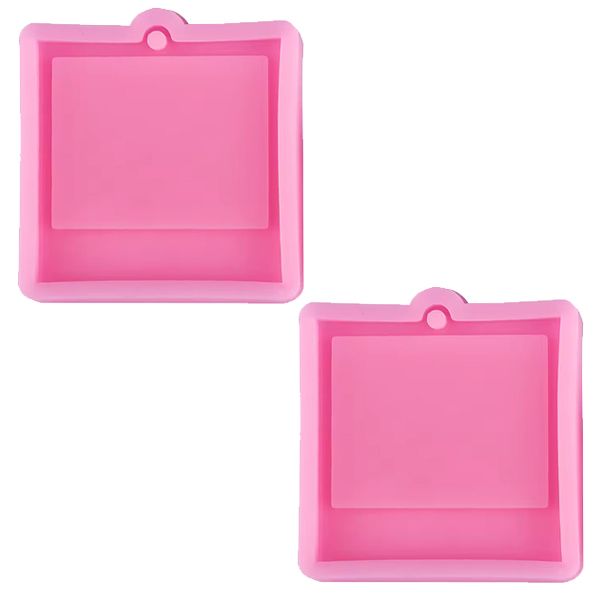 Photo Frame Keyring Silicon Epoxy Resin Mold