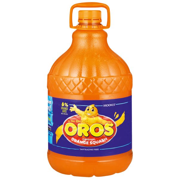 2 x Oros Orange Juice Concentrate Plastic Bottle (2 x5 litres)